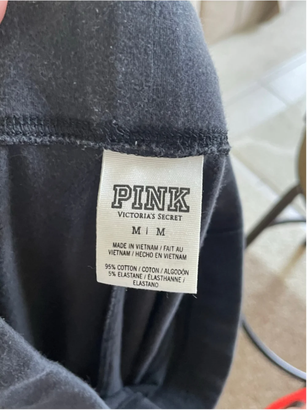 Women's Victoria's Secret PINK Leggings Size M Black